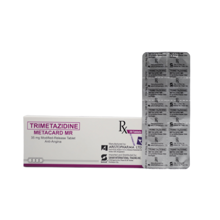 METACARD MR Trimetazidine Hydrochloride 35mg Modified-Release Tablet 1 ...